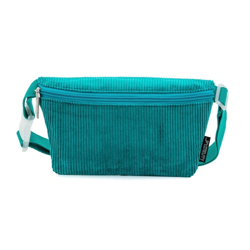 Teal Corduroy Fanny Pack Fydelity